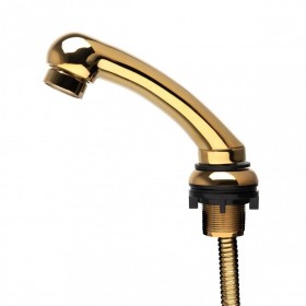 Headset for the hairdresser washbasins, gold